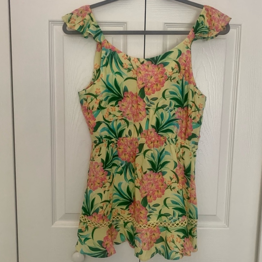 🌺Farm Rio Ruffled Floral Tank - Picture 11 of 14